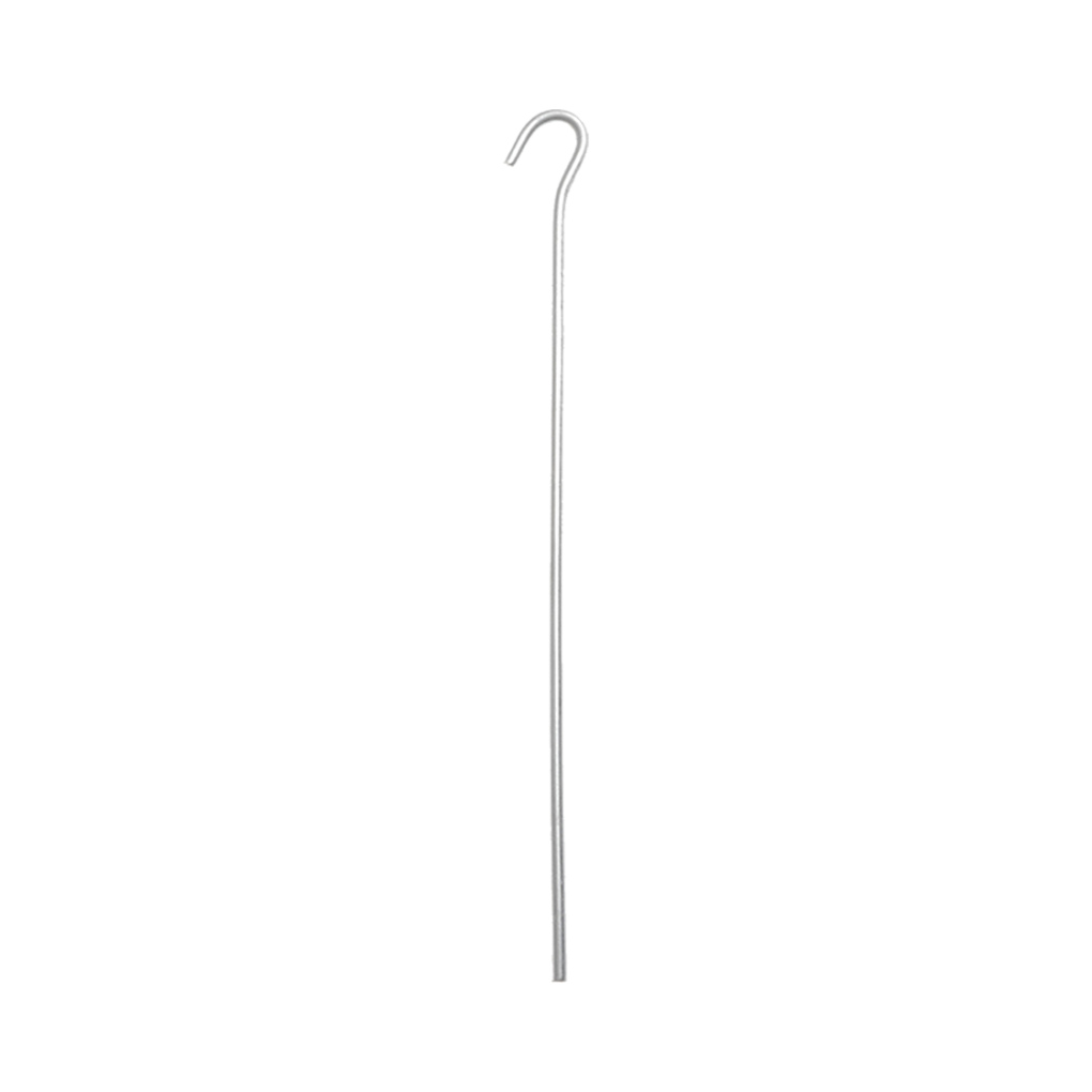 Piquet de terre ouvert 24cm acier 10 pièces