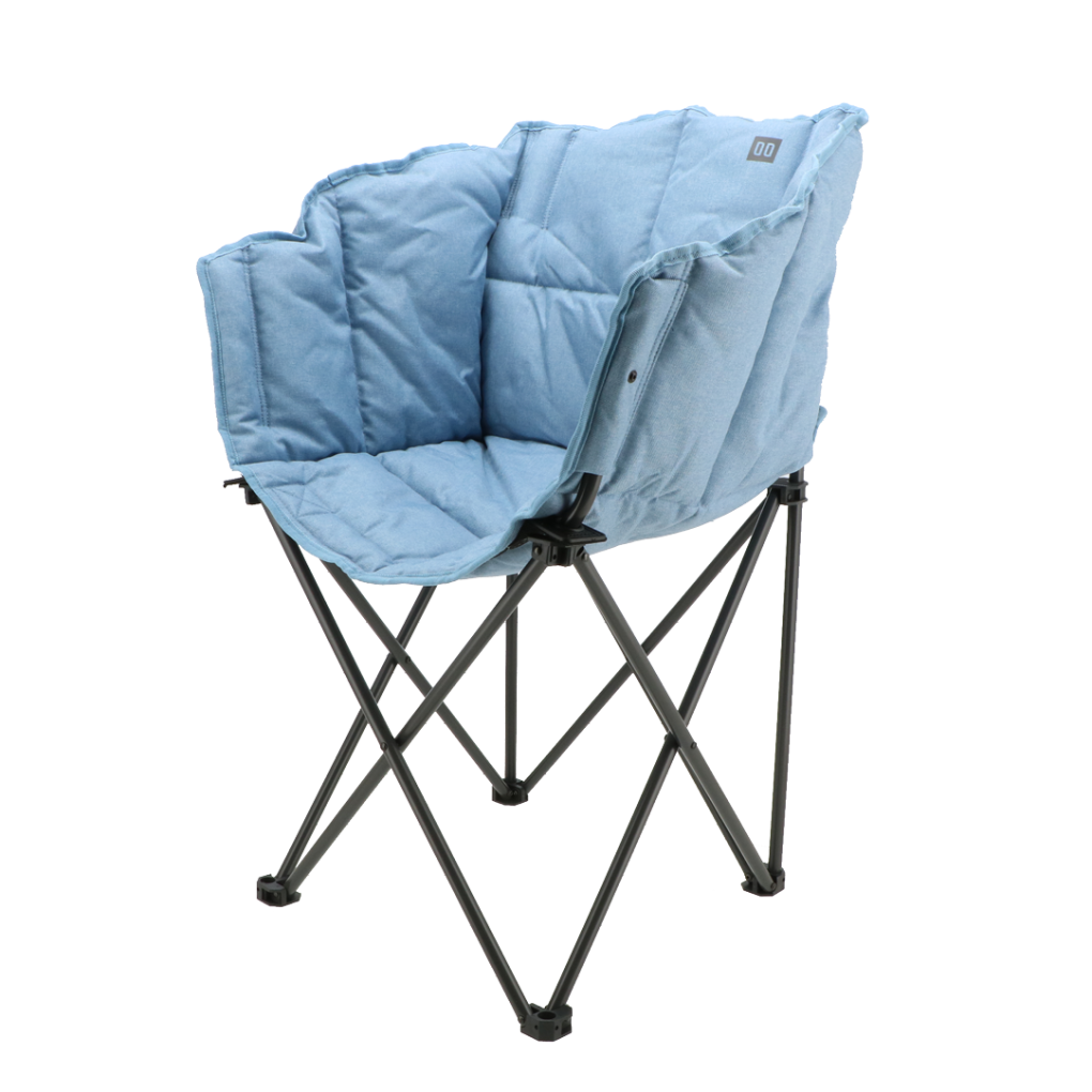 Lago chair cross wave blue