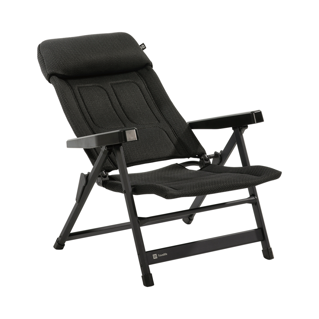 Lucca recliner lounge true black