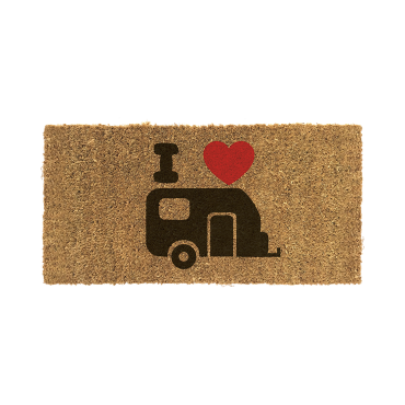 Deurmat I love caravan