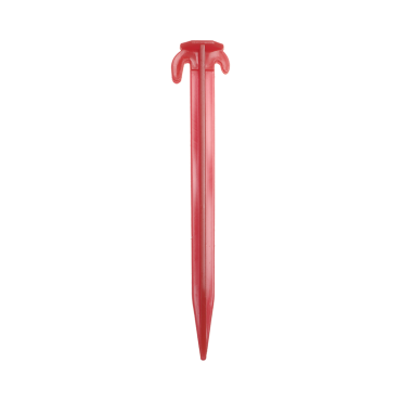 Piquet 19cm plastique rouge 6 pièces