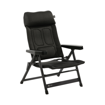 Lucca recliner lounge true black