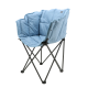 Lago chair cross wave blue