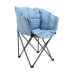 Lago chair cross wave blue