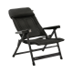 Lucca recliner lounge true black