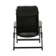 Lucca recliner lounge true black