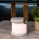 Njord lamp lantern light grey